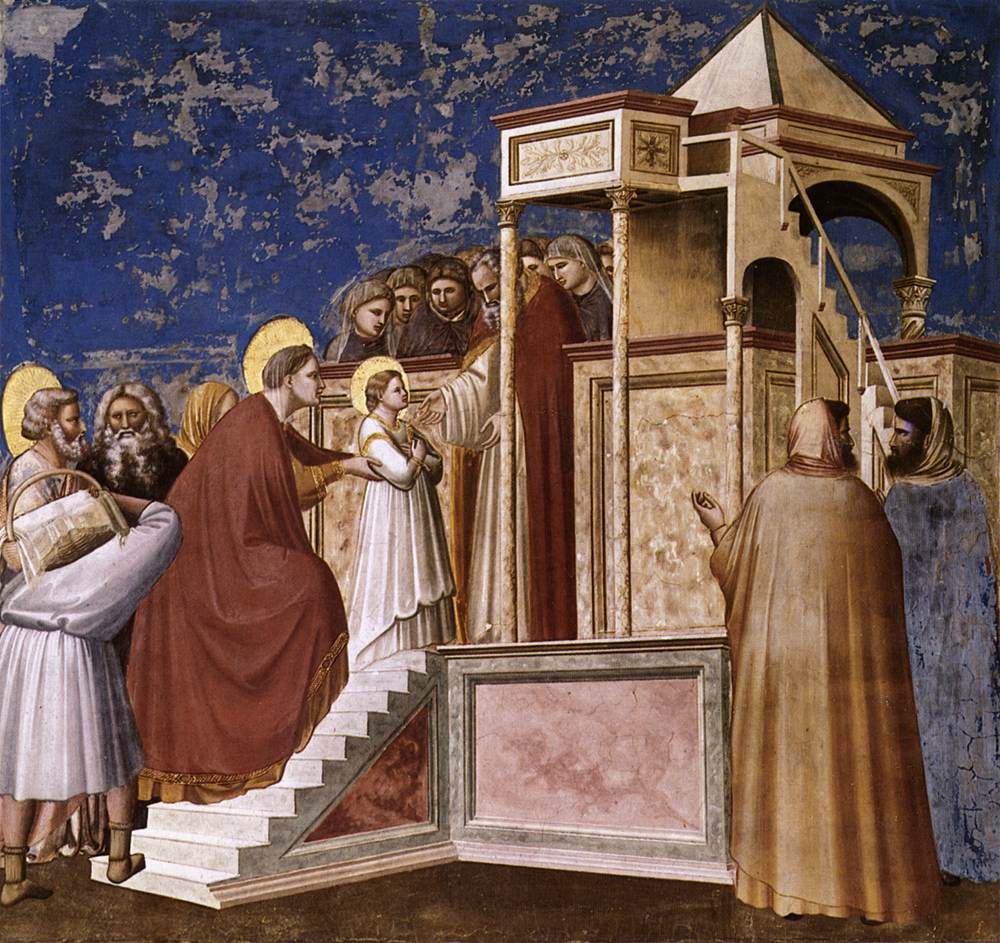 Presentación de la Virgen en el Templo-Giotto